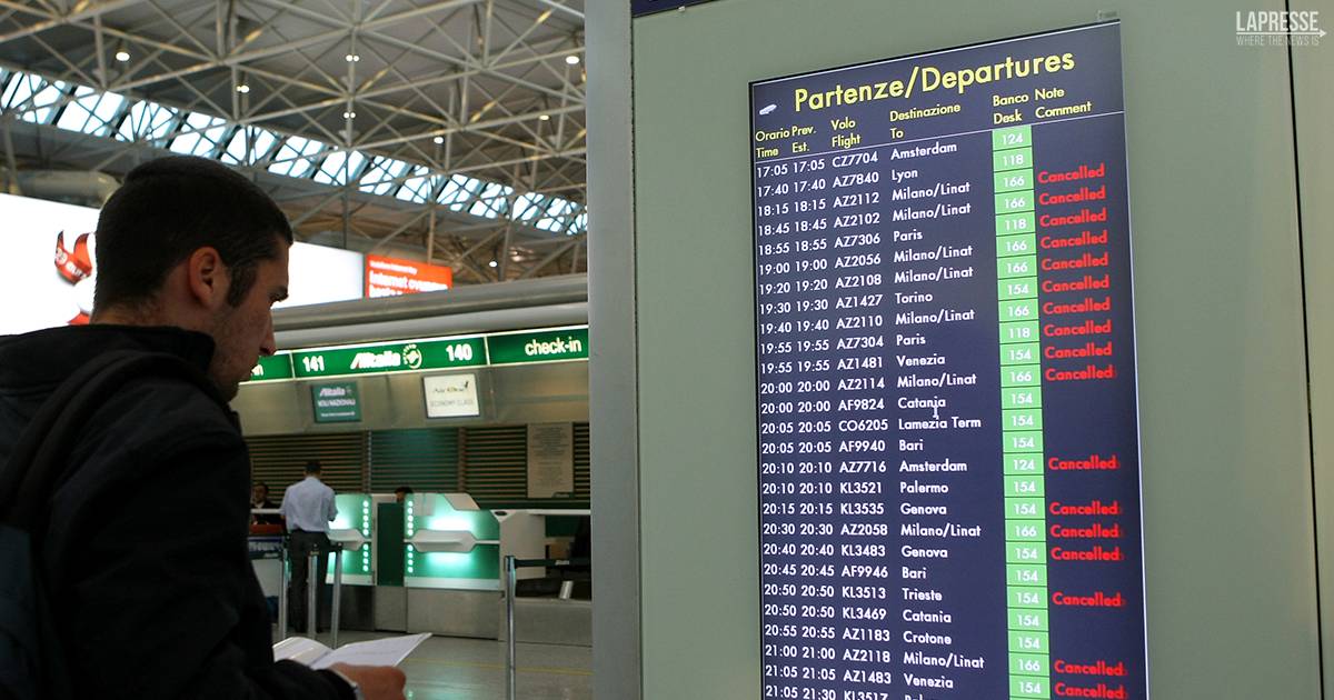 Continuano le cancellazioni dei voli in Europa