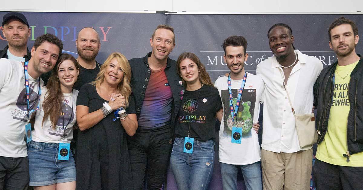 RDS World Tour Anna Pettinelli e i nostri ascoltatori incontrano i Coldplay Il video del Meet  Greet 