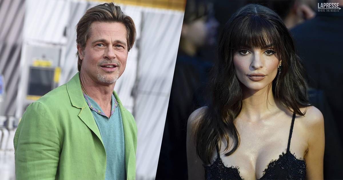  flirt tra Brad Pitt e Emily Ratajkowski lattore dimentica cos Angelina Jolie