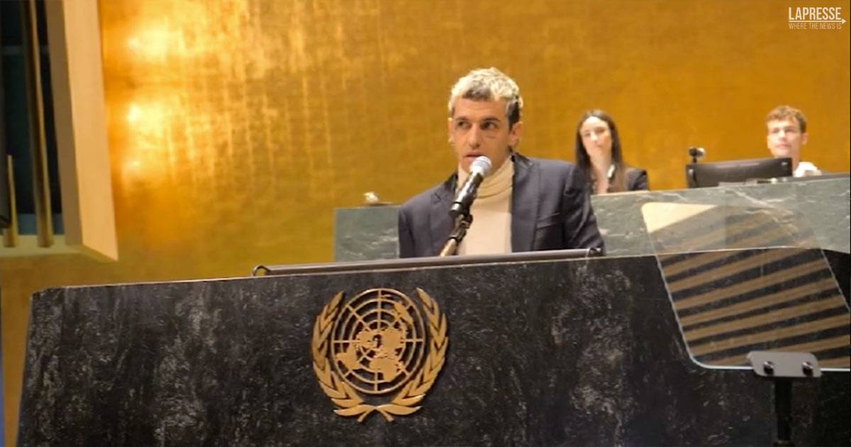 Achille Lauro ha parlato alle Nazioni Unite davanti agli studenti di tutto il mondo: ecco il video del suo discorso