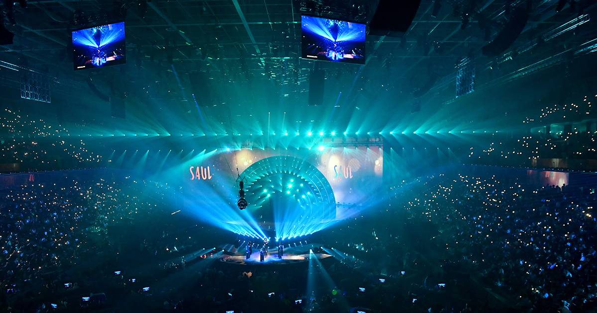 Eurovision 2023 il video del dietro le quinte della costruzione del palco
