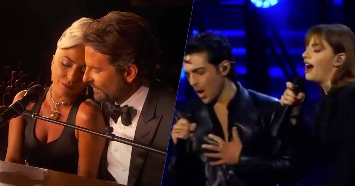 Annalisa e Gianluca de Il Volo cantano Shallow di Lady Gaga il video  da pelle doca