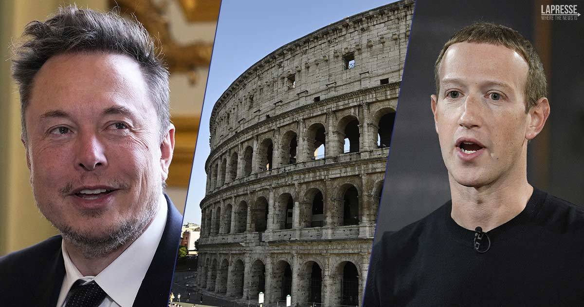 Elon Musk e Mark Zuckerberg si sfideranno davvero nel Colosseo Risponde lassessore Alessandro Onorato 