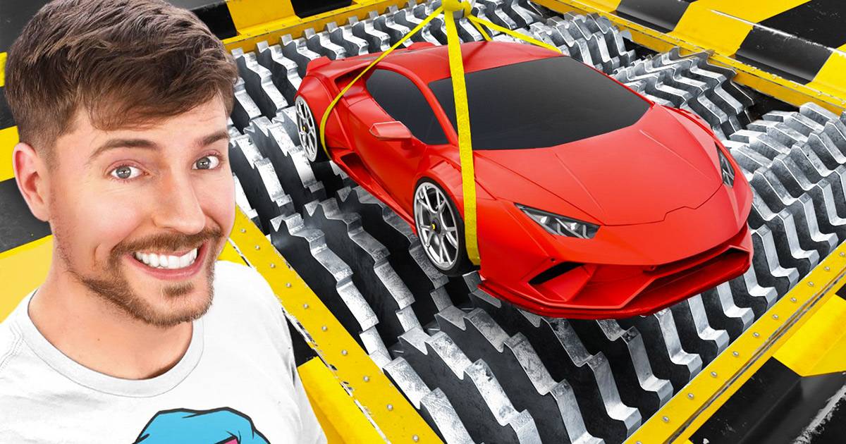 Questo youtuber ha distrutto una Lamborghini da 300000 euro gettandola in un trituratore ecco il video