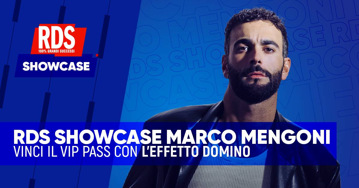 Effetto Domino RDS Showcase Marco Mengoni