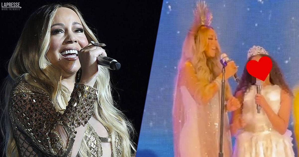 Mariah Carey canta insieme alla figlia Monroe la sua esibizione  perfetta