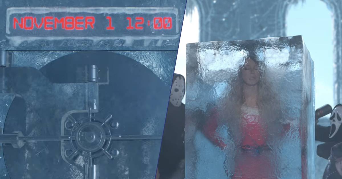 Mariah Carey  stata letteralmente scongelata per il Natale il puntualissimo video che annuncia larrivo delle feste
